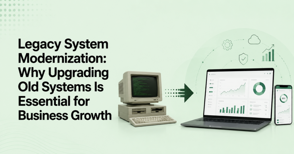 Legacy System Modernization: Why Upgrading Old Systems Is Essential for Business Growth